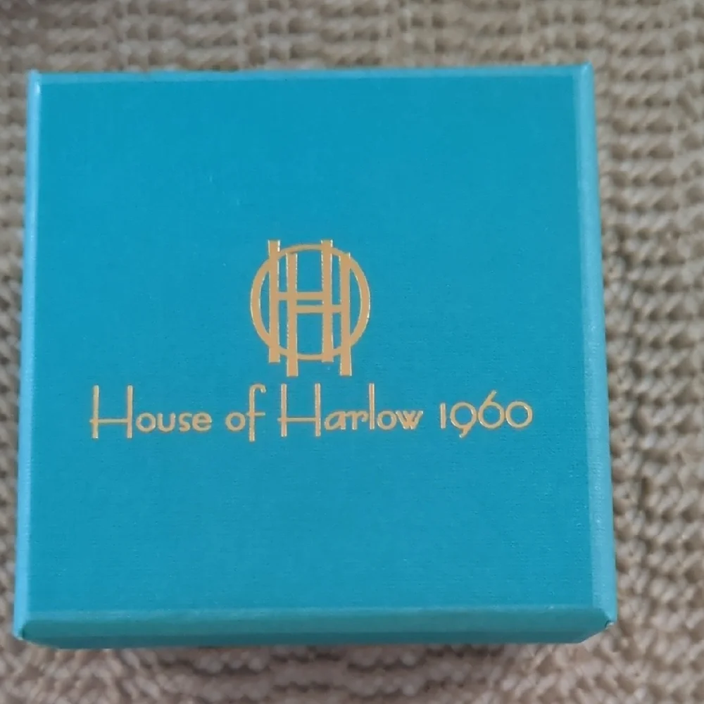House of Harlow 1960 Gold Plated Ring Elegant Jewelry Sz 7 & 8 New - Picture 5 of 6